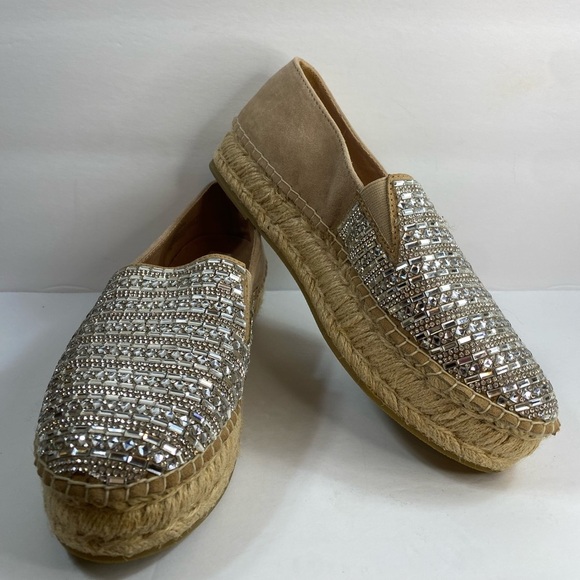 Steve Madden Sparkling Espadrille Slip-Ons - Picture 1 of 10